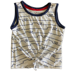 Vineyard Vines for Target White Whale Stripe Tank Girls’ XS (4/5)